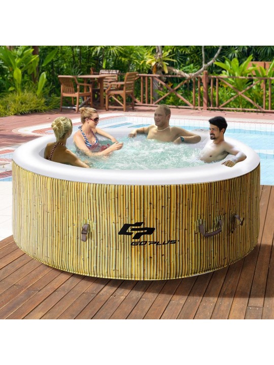 4 Persons Portable Heated Bubble Massage Spa