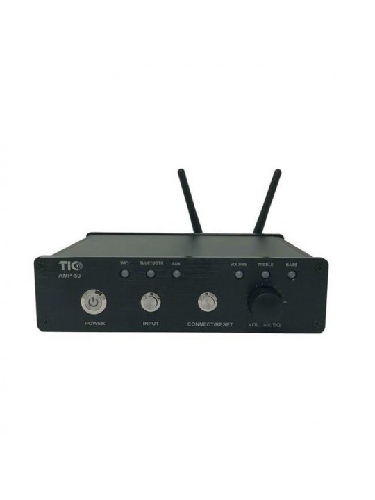 100W 2-Channel Outdoor Wi-Fi & Bluetooth Amplifier with AirPlay