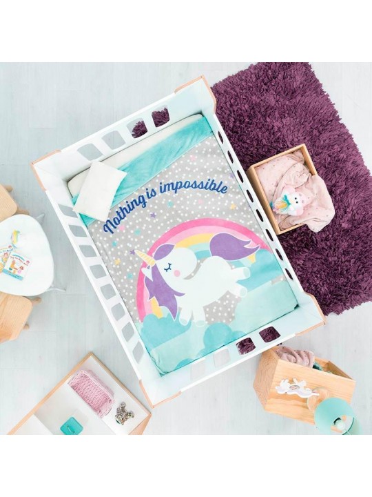 Unicorn baby blanket - Beauty soft technology