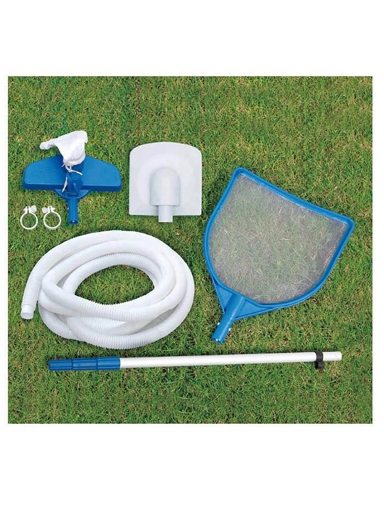 18ft x 48in Above Ground Frame Pool Set with Filter Pump & Ladder
