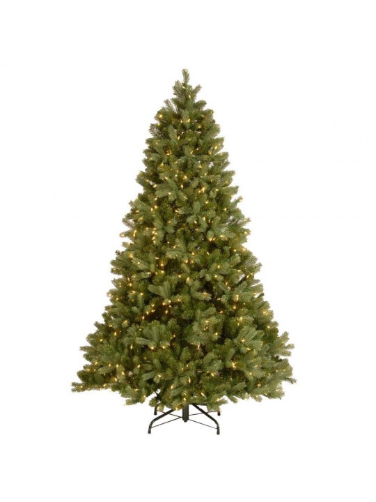 7 ft. Downswept Douglas Fir Artificial Christmas Tree with Clear Lights