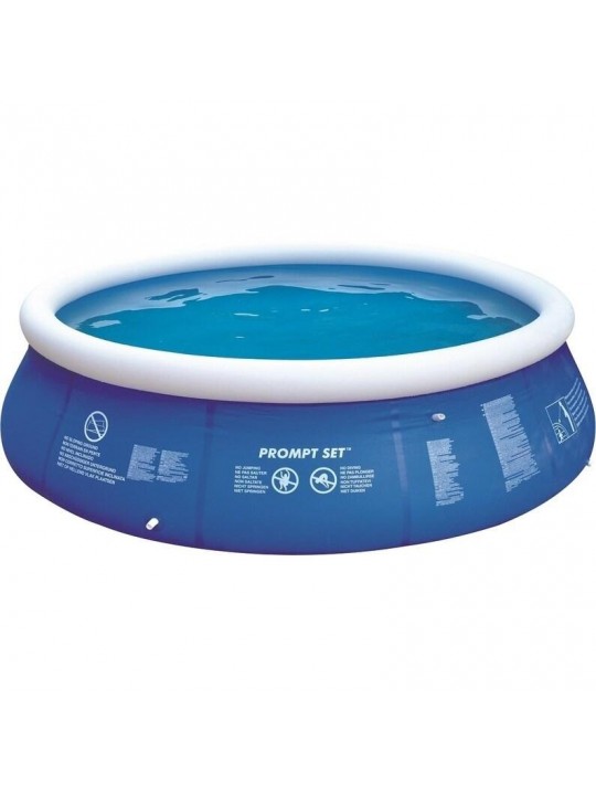 12' Inflatable Above Ground Prompt Set Swimming Pool - Blue/White