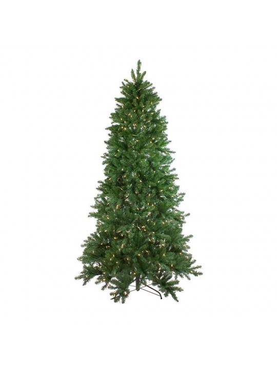 7.5 ft. Pre-Lit LED Instant Connect Neola Fraser Fir Artificial Christmas Tree with Dual Lights
