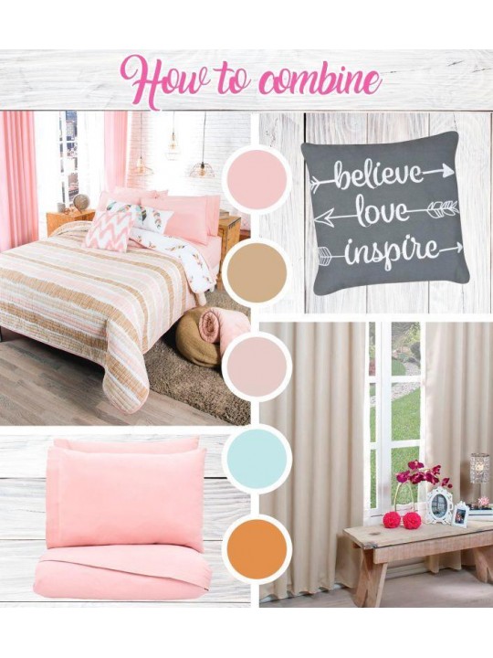 Pink Matura Bed Sheet, Guarantee*