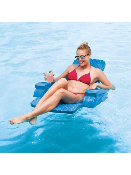 Rec Super Soft Swimming Pool Water Durable Foam Lounge Float (6 Pack)