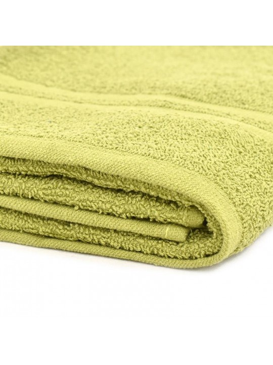 Green Lime Cotton Bath Towel
