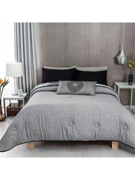 Grey Comforter 