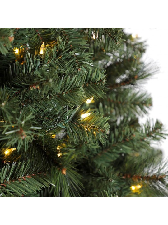 Cashmere12 ft. Cascade Quick Set Christmas Tree with Changing Lights