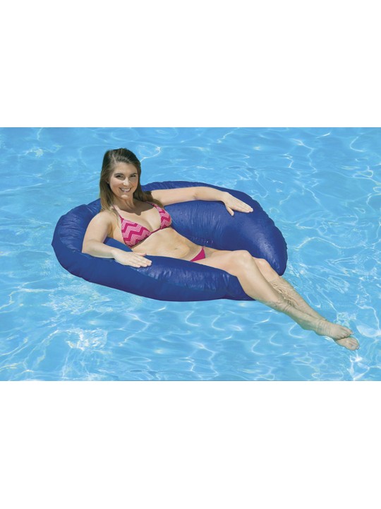 Blue Sun Drifter Bean-Bag Style Floating Swimming Pool Lounge