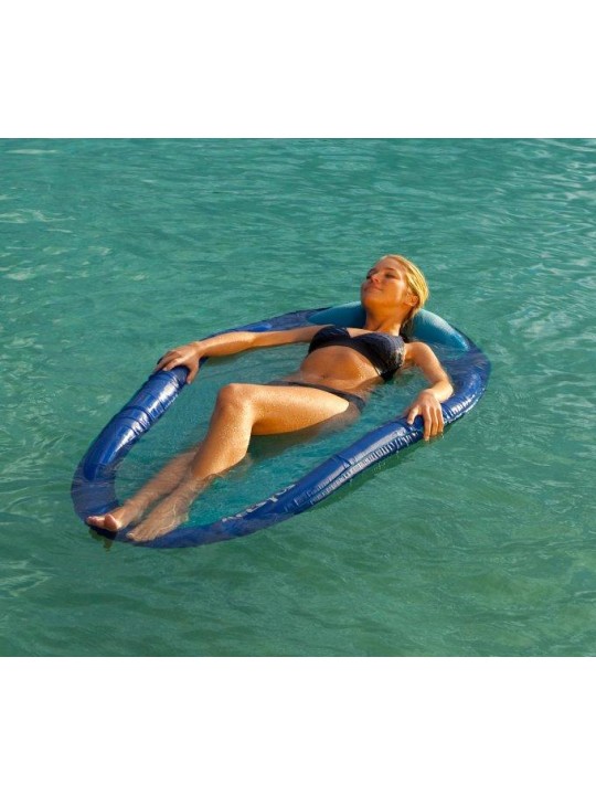 Floating Hammock Inflatable Swimming Pool Float Lounger Raft (4 Pack)