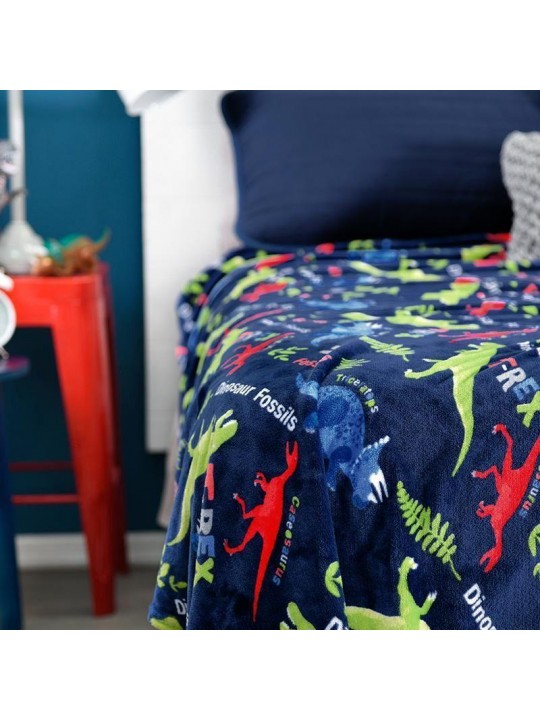Blanket - Dinosaurs - for boy, Free shipping and returns*