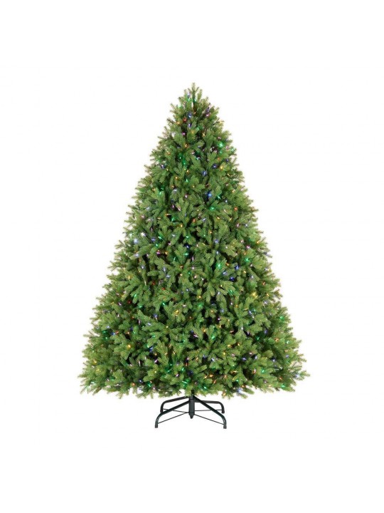 7.5 ft Lachlan Balsam Fir LED Pre-Lit Artificial Christmas Tree with 1400 Color Changing Lights