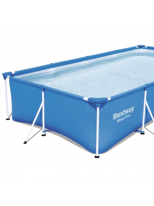 Steel Pro 13ft x 7ft x 32in Rectangular Frame Above Ground Pool (2 Pack)