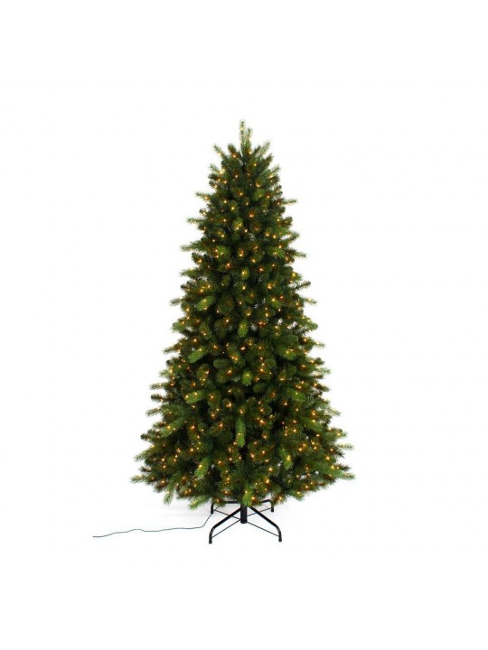 9 ft. Pre-Lit Braxton Color Changing 8-Function Artificial Christmas Tree with 900 Micro Dot LED Lights