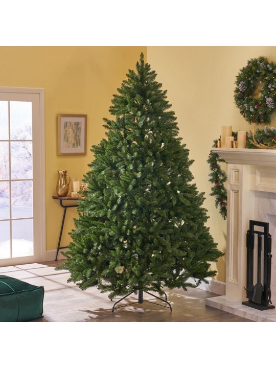 9 ft. Unlit Norway Spruce Hinged Artificial Christmas Tree
