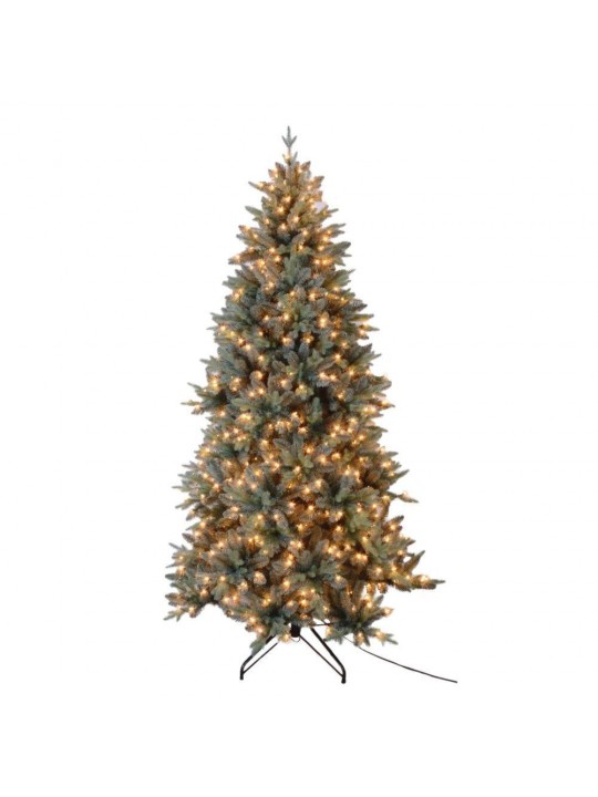 7.5 ft. Blue Spruce Artificial Christmas Tree with 650 UL Lights