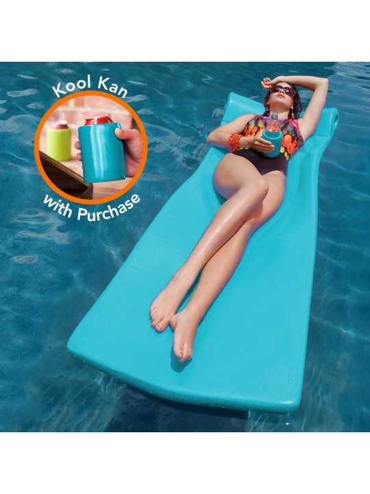 Super-Soft Kool Float/Pool Float with Kool Kan, Teal