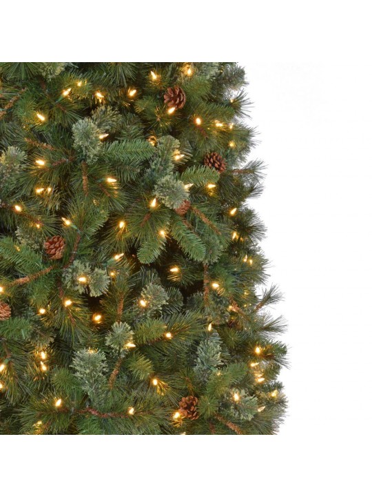 12 ft  Pre-Lit LED Artificial Christmas Tree with 1100 SureBright Warm White Lights