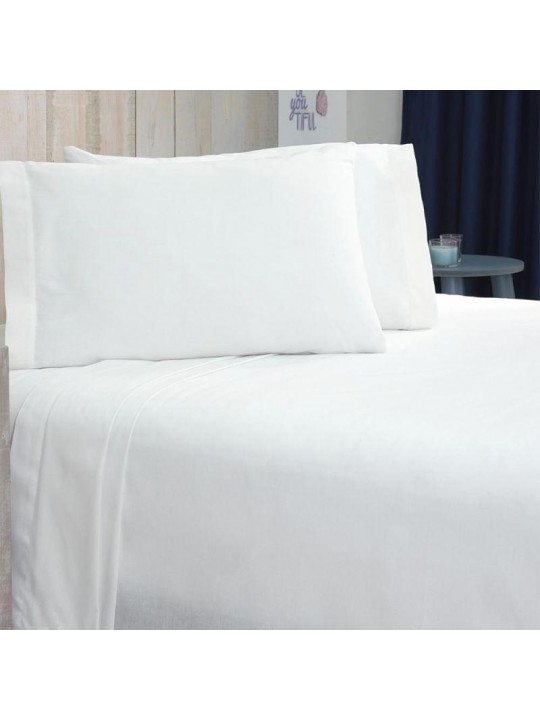 Balanced White Bed Sheets Set, Guarantee*