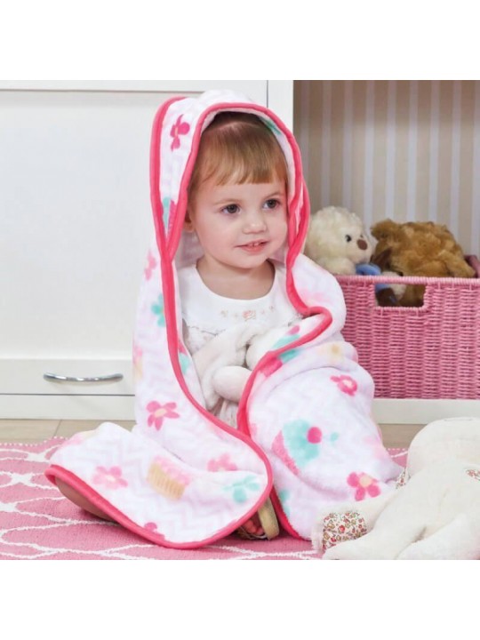 Baby Cupcake Hooded Blanket, Guarantee*