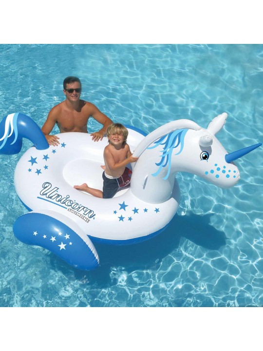 Giant Inflatable al Unicorn Ride On Swimming Pool Float (4 Pack)