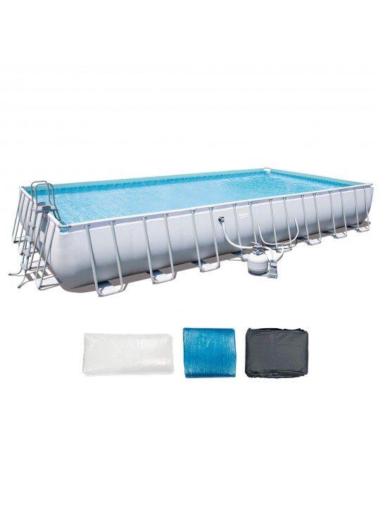 Frame Swimming Pool | Pool Cleaning Vacuum & Maintenance Accessories Kit