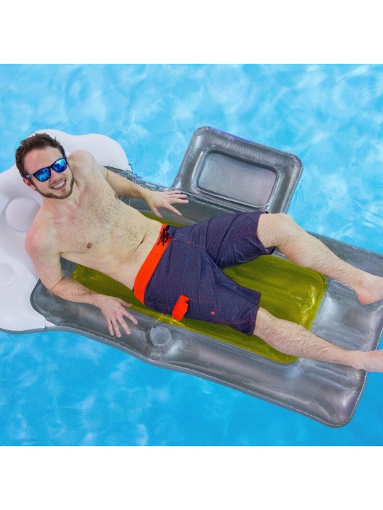 Giant Inflatable Beer Mug Swimming Pool or Lake Ride On Float (6 Pack)