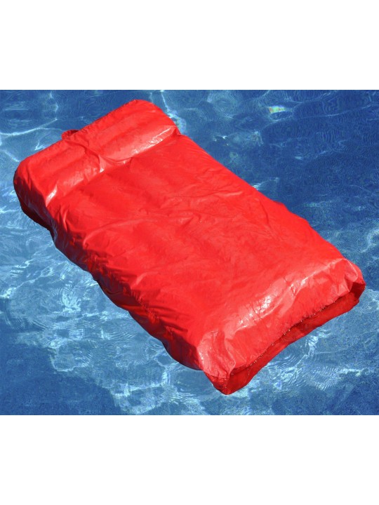 2 15030R Swimming Pool Inflatable Fabric Loungers Red