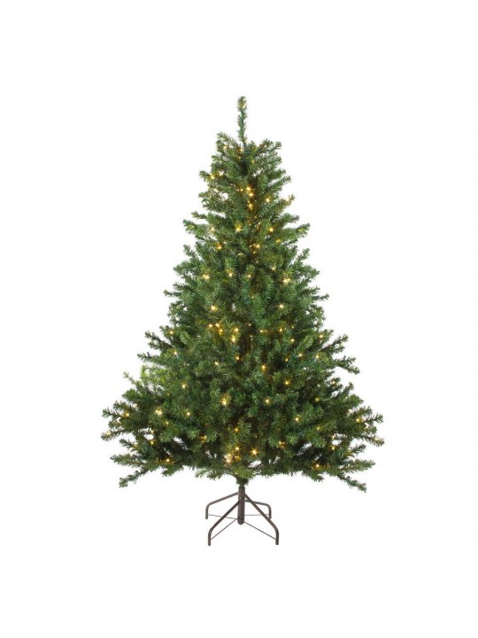 5 ft. Pre-Lit Canadian Pine Artificial Christmas Tree with Candlelight LED Lights