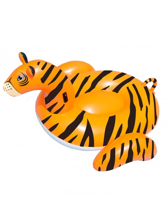 Safari Tiger Giant Inflatable Swimming Pool Float Lounger (6 Pack)