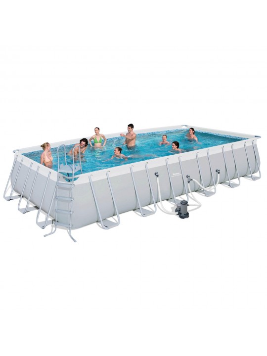 24ft x 12ft x 52in Above Ground Pool + Type IV/B Cartridges (6 Pack)