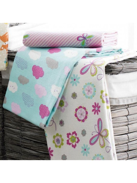 Butterfly flannel Bed Sheet Set, Guarantee*