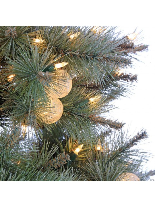 7.5 ft. Pre-Lit Hard Mixed Needle Arcadia Fir Artificial Christmas Tree