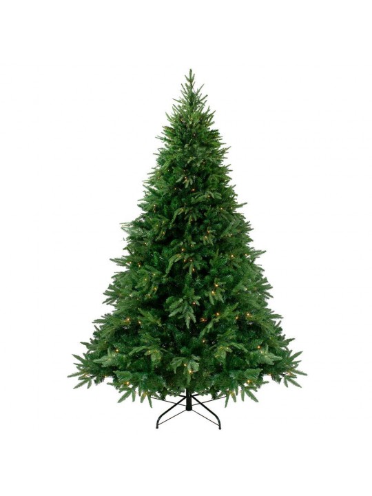 6.5 ft. Pre-Lit Silverthorne Fir Artificial Christmas Tree - Warm White LED Lights