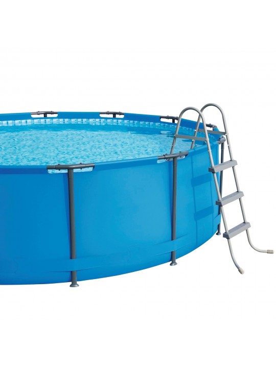 15ft x 42in Steel Pro Max Round Frame Above Ground Pool and Accessories