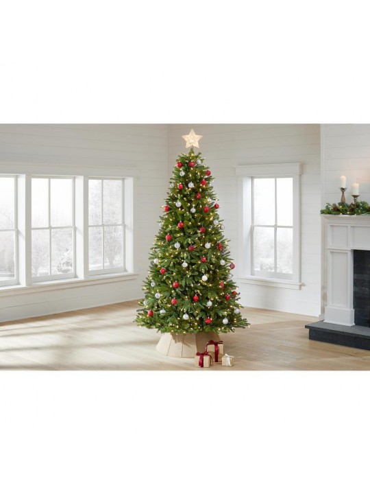 7.5 ft Genoa Douglas Fir LED Pre-Lit Artificial Christmas Tree with 540 Color Changing Lights and 116 Functions