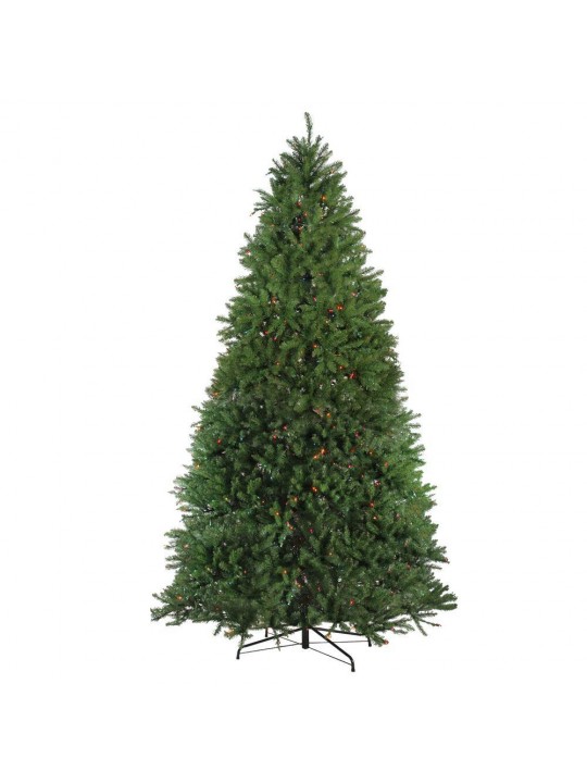 9 ft. Pre-Lit Northern Pine Full Artificial Christmas Tree - Multi Lights