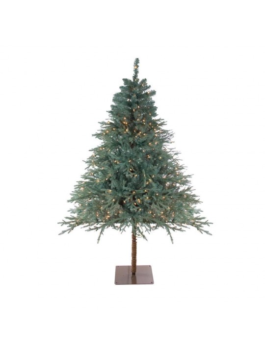 6.5 ft. Pre-Lit Fairbanks Alpine Artificial Christmas Tree with Clear Lights
