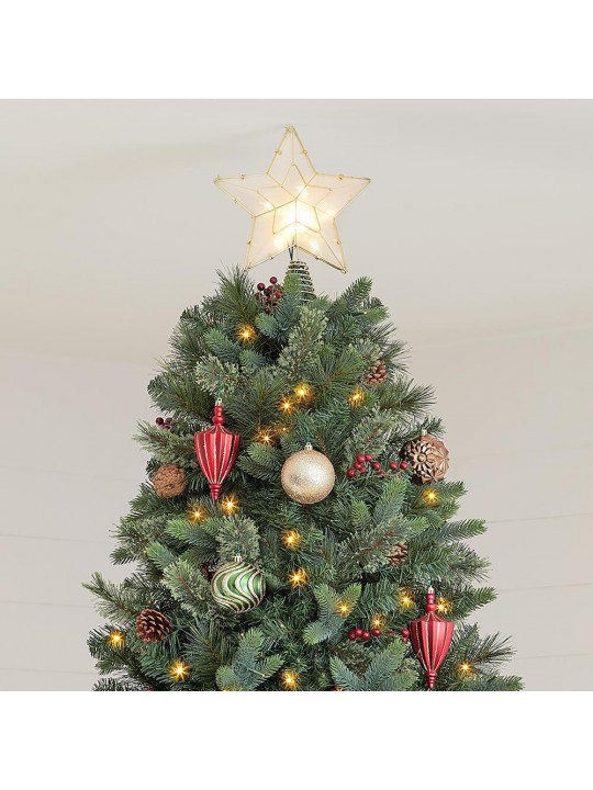 12 ft.  Pre-Lit Artificial Christmas Tree with 1200 Warm White Micro Dot Lights