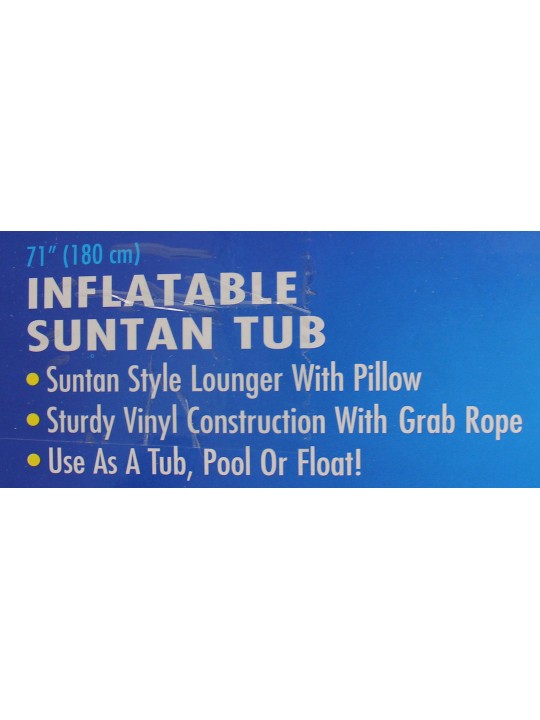 71 Inch Swimming Pool Inflatable Suntan Tub Water Raft Float (6 Pack)