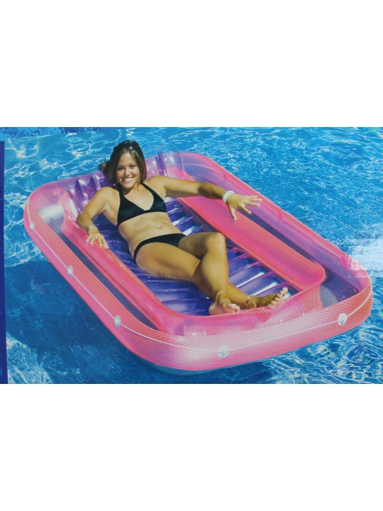 71 Inch Swimming Pool Inflatable Suntan Tub Water Raft Float (6 Pack)