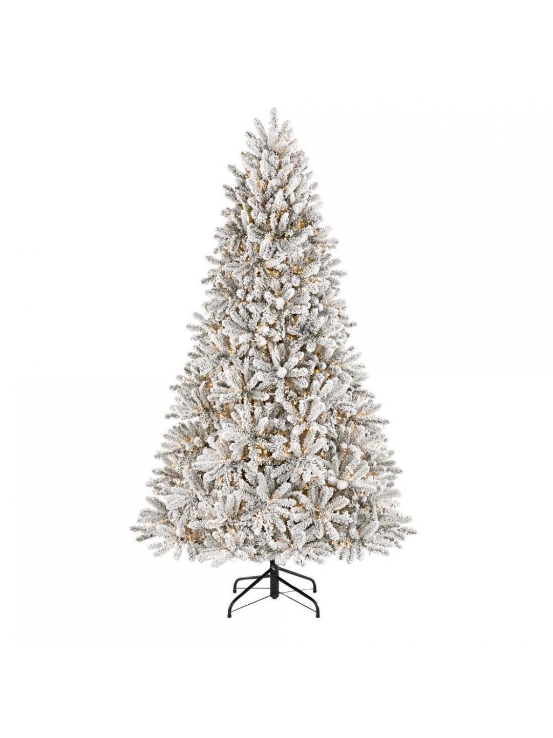 7.5 ft Starry Light Frasier Fir Flocked LED Pre-Lit Artificial Christmas Tree