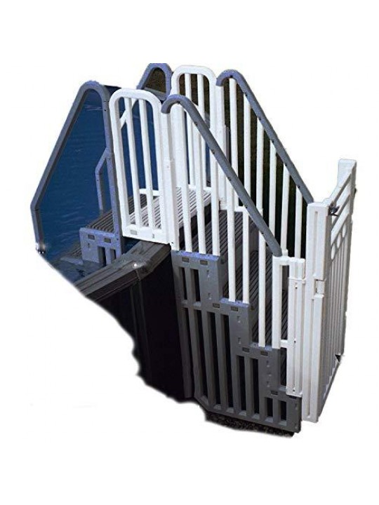 Above Ground Pool Blue Enclosure Kit for use with Step 1 (Step Not Included)