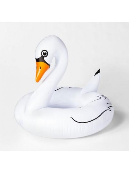 White Swan Pool Float White
