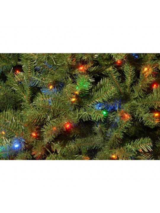 7.5 ft. PowerConnect North Valley Spruce Artificial Christmas Tree with Dual Color LED Lights