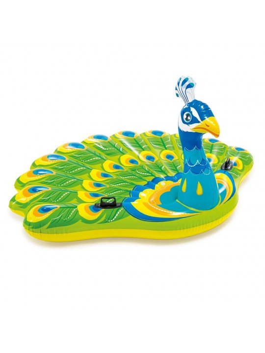 Vinyl Ultimate Peacock Value Pool Float, Multicolor