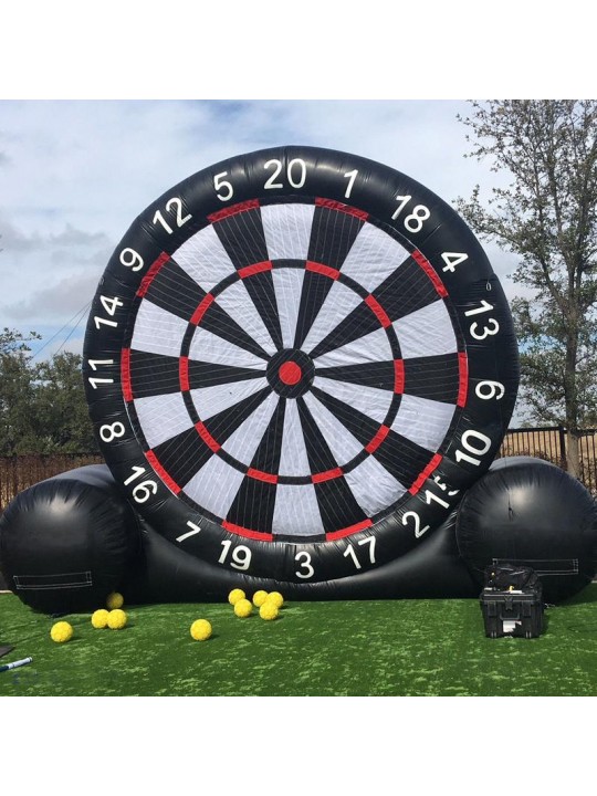 3 Meter High Huge Soccer Game for Kids and s Inflatable Football Dart Board for Home Family Reunion Party Event Fun Outdoor Sports With 110V Air Blower