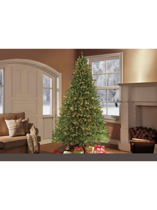 9 ft.Pre-Lit Fraser Fir Artificial Christmas Tree with 1000 Constant Clear Lights