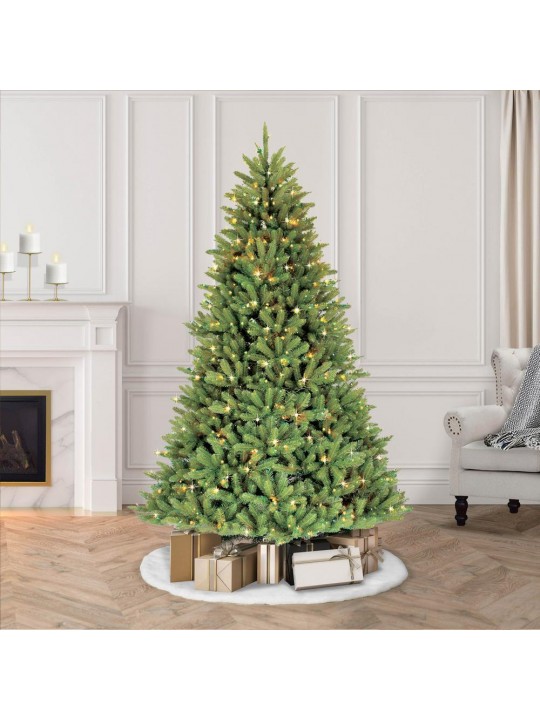 9 ft.Pre-Lit Fraser Fir Artificial Christmas Tree with 1000 Constant Clear Lights