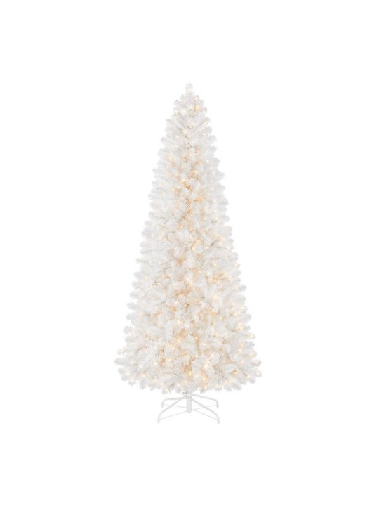 7.5 ft Uptown Noble Fir LED Slim Pre-Lit Artificial Christmas Tree with 500 Color Changing Micro Dot Lights